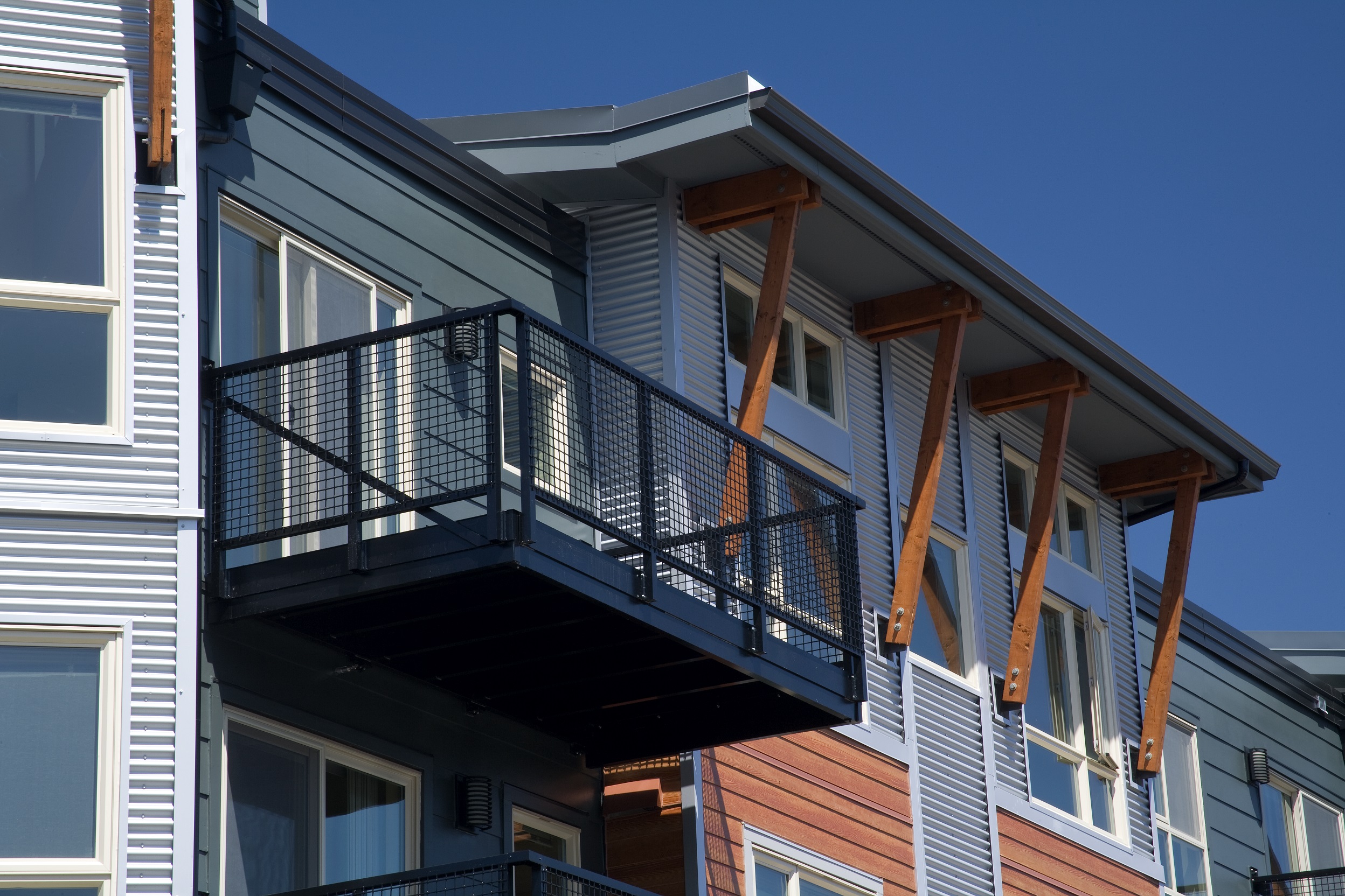Shared balcony space at Tempo