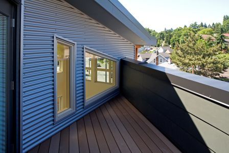 Two-bedroom private deck